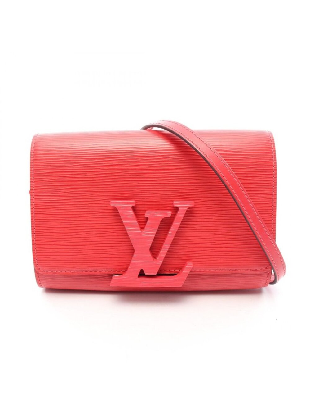 Louis Vuitton Shoulder Bag Pochette Louise PM Epi Corail Leather